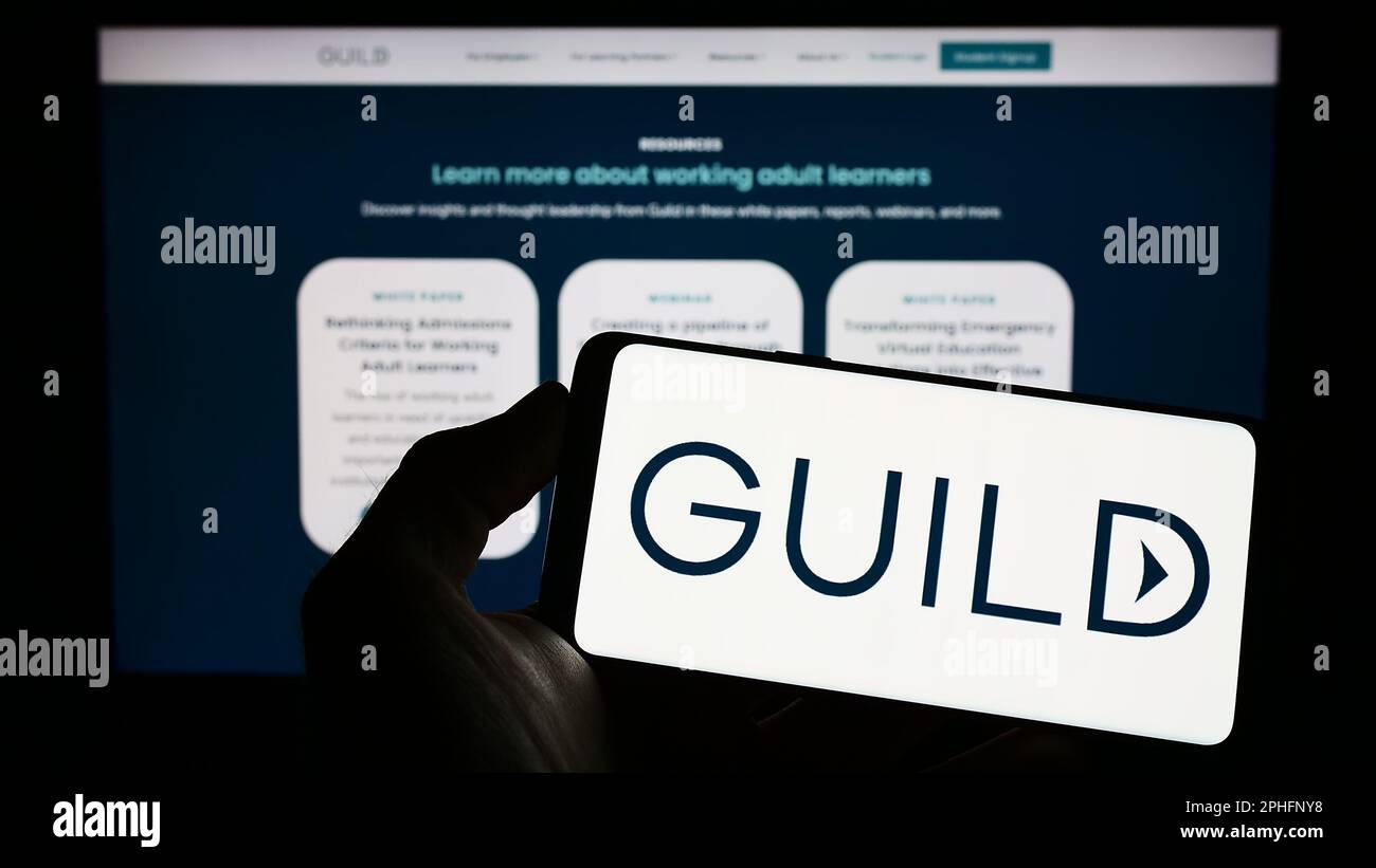 Guild education logo hires stock photography and images Alamy