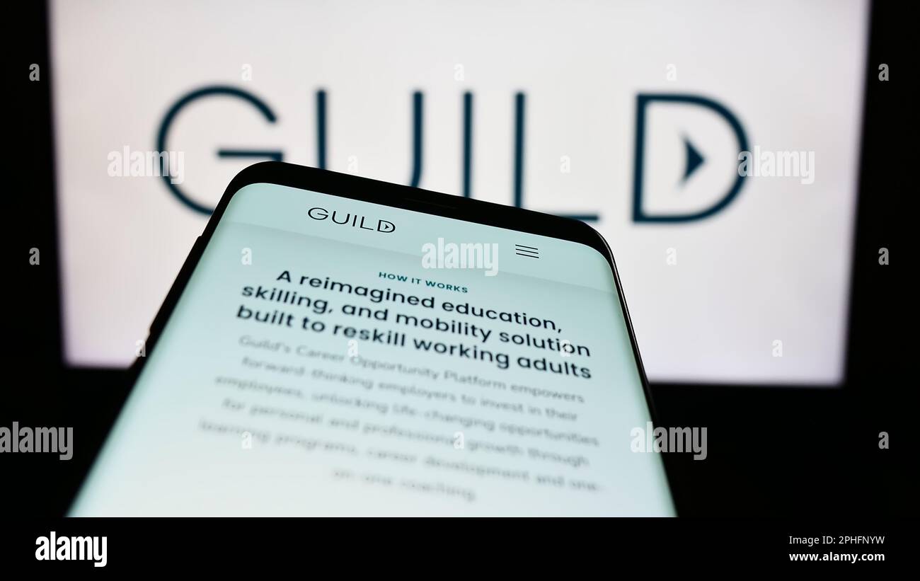 Guild education logo hires stock photography and images Alamy