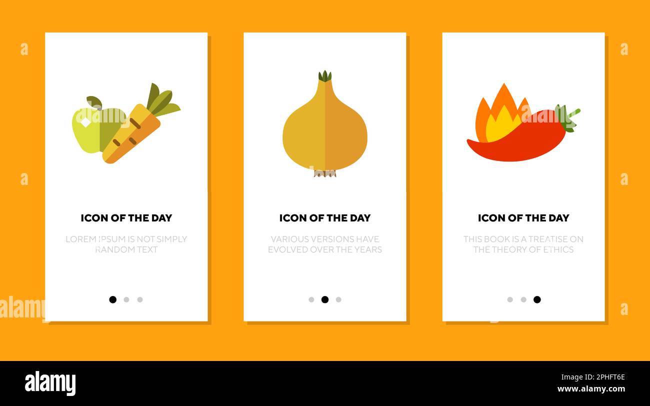 Vegetables flat icon set Stock Vector Image & Art - Alamy
