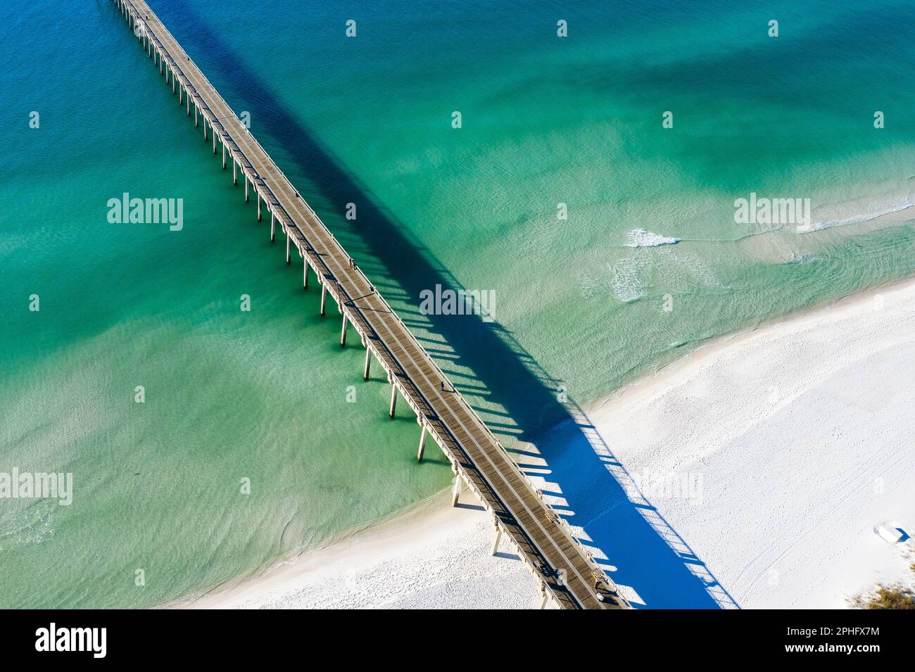 The Navarre Beach Fishing Pier is a recordholding fishing pier in