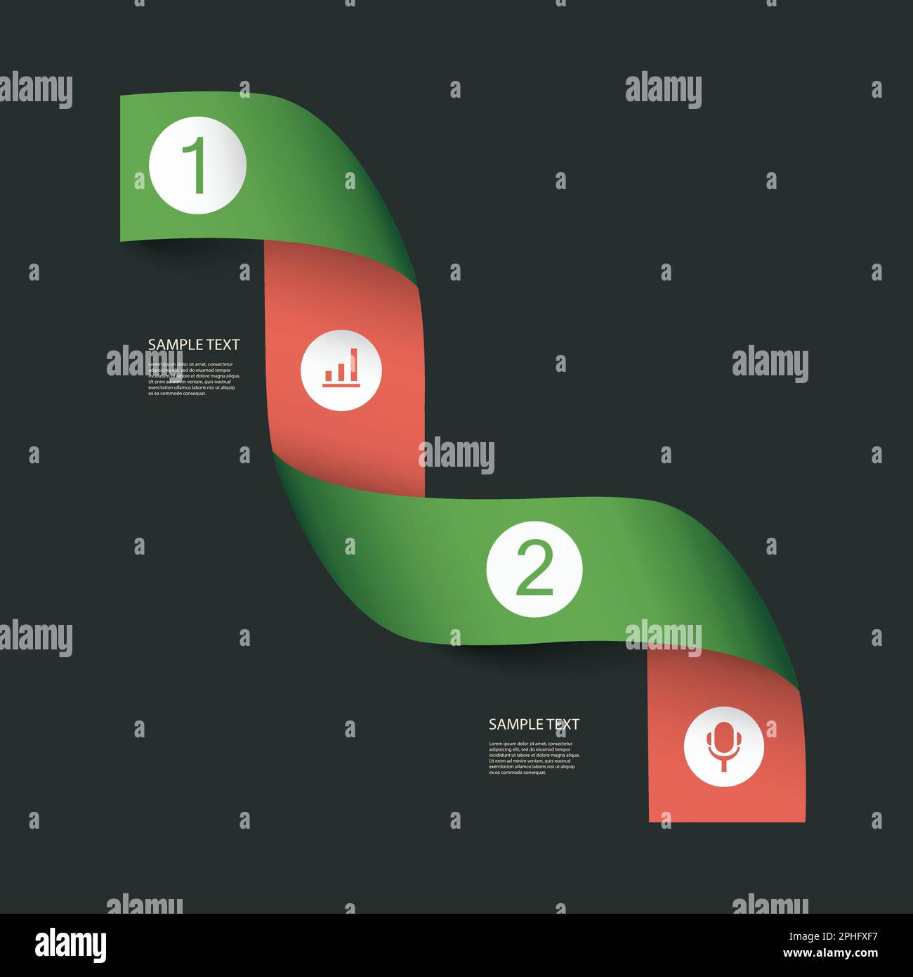 Infographic Ribbon Filter Paper Ribbon Infographics Design Stock Vector Image & Art - Alamy