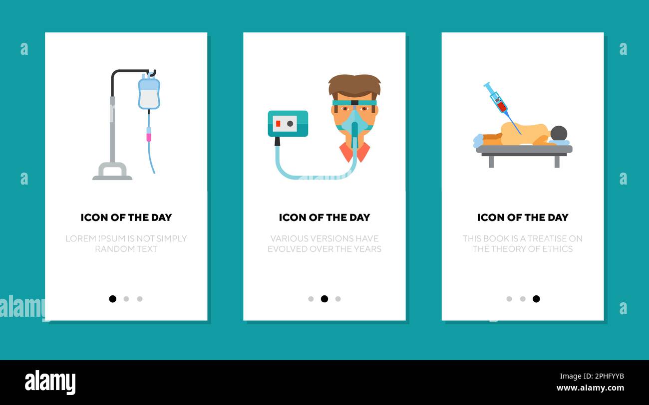 Medical procedures flat icon set Stock Vector Image & Art - Alamy