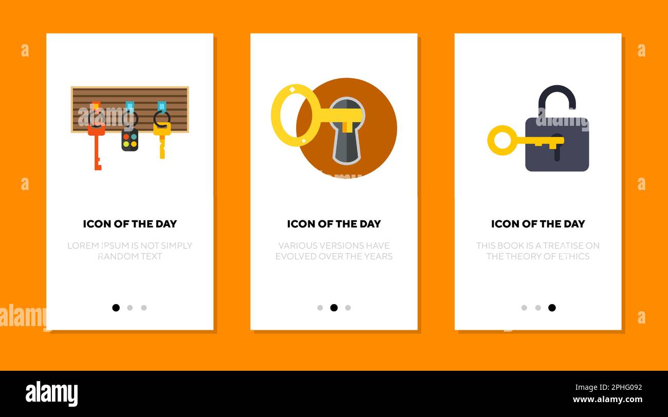 Unlock icon vector presentation hi-res stock photography and images - Alamy