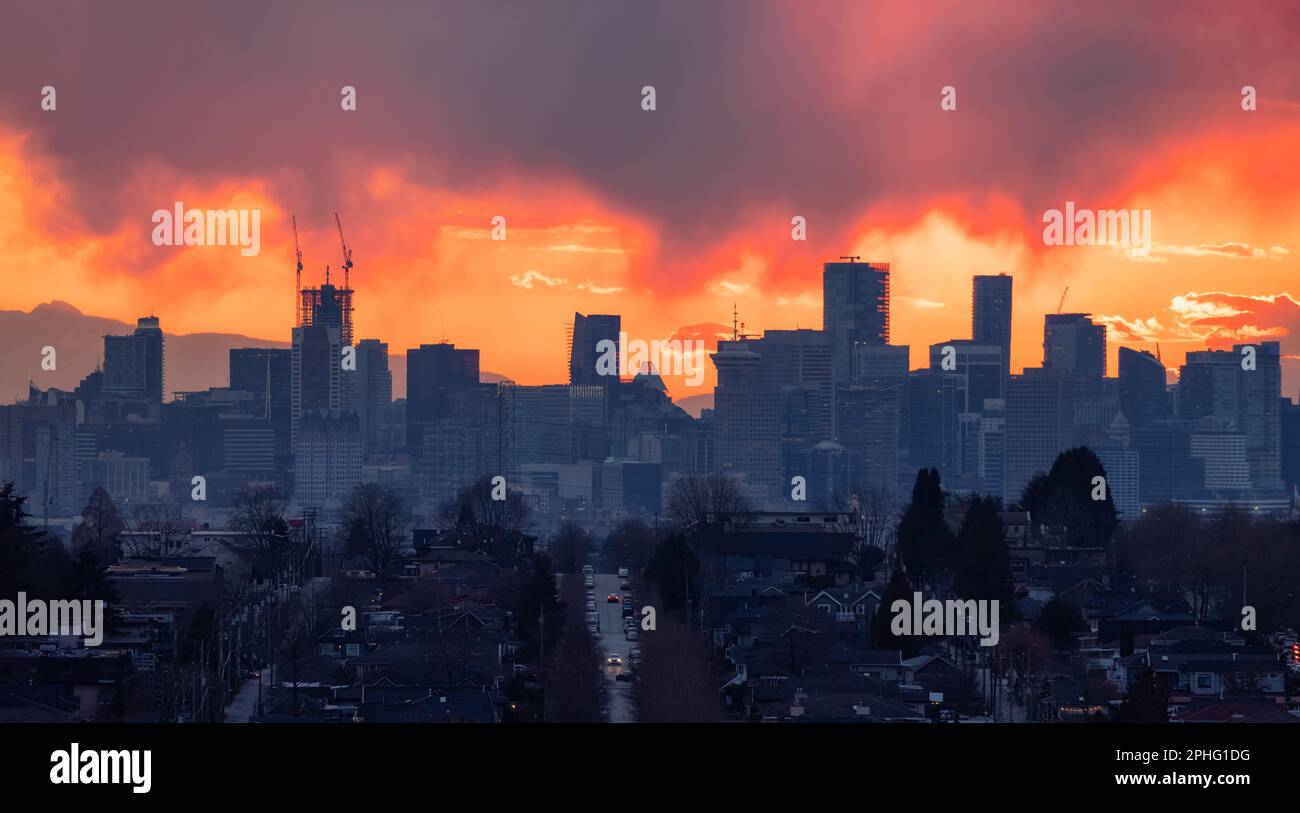 Vancouver City and Downtown Building Skyline Stock Photo - Alamy