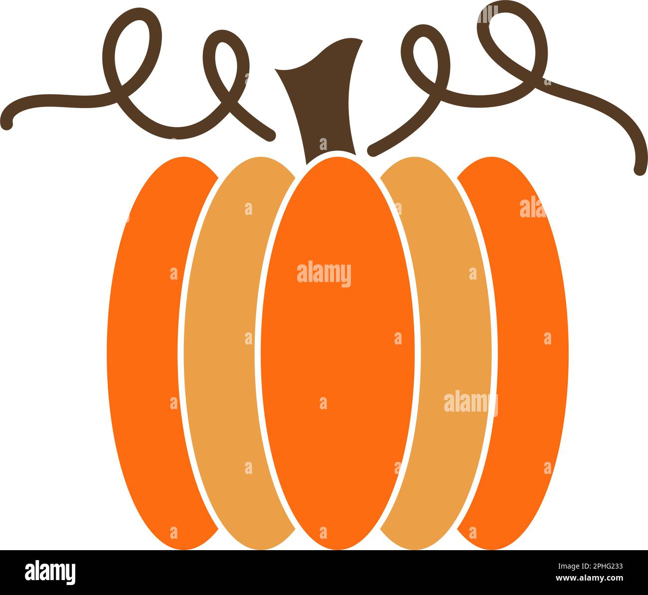 Pumkin logo icon design illustration Stock Vector