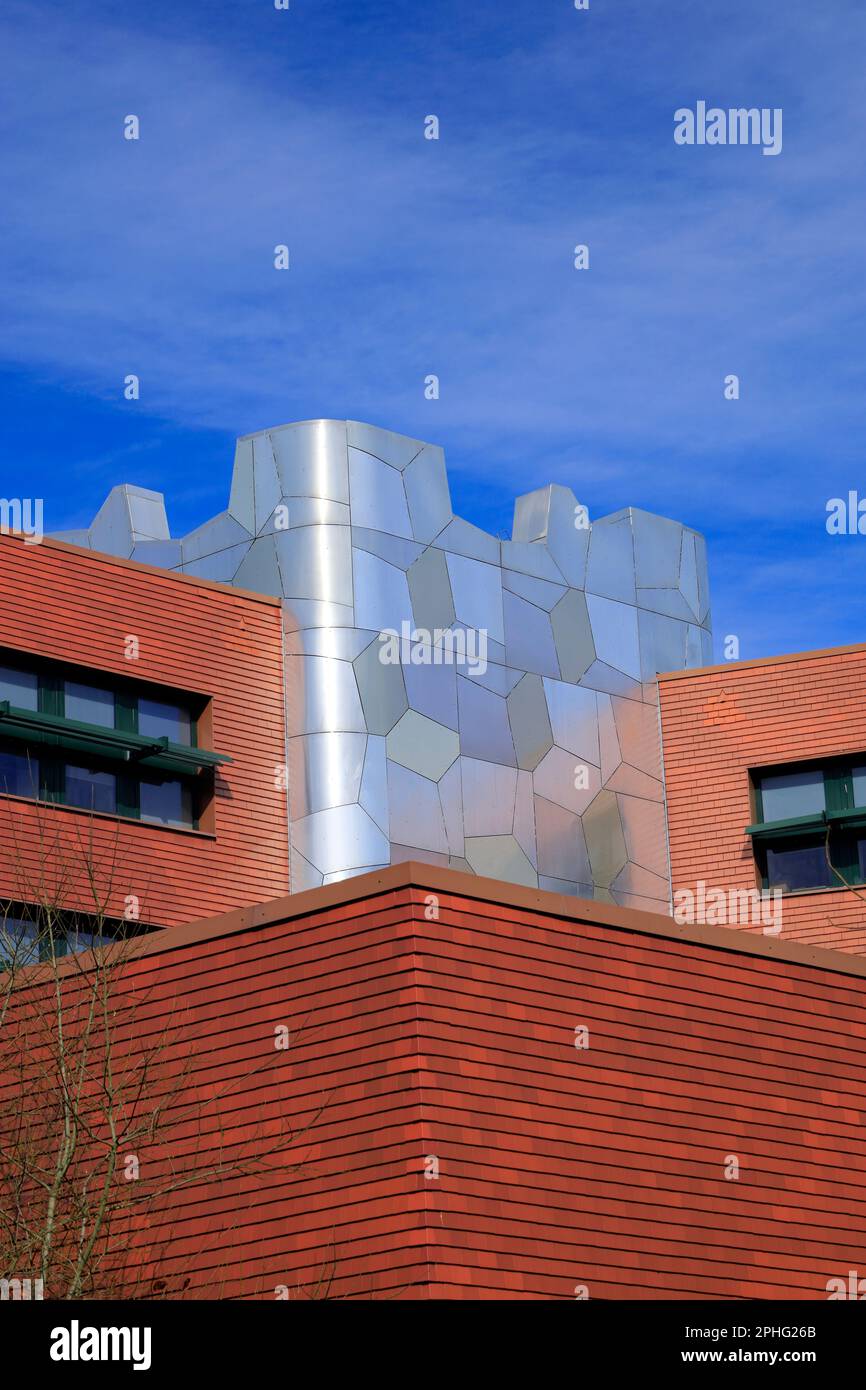 WJEC Headquarters building designed by Capita Architecture, Llandaff, Cardiff, Wales, Uk Stock