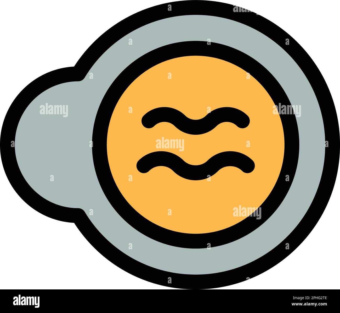 Soy sauce plate icon. Outline Soy sauce plate vector icon for web