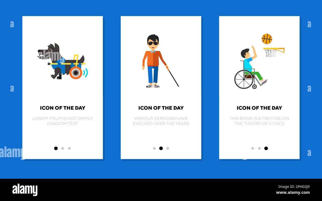 Disability pictogram blind flat icon hi-res stock photography and ...