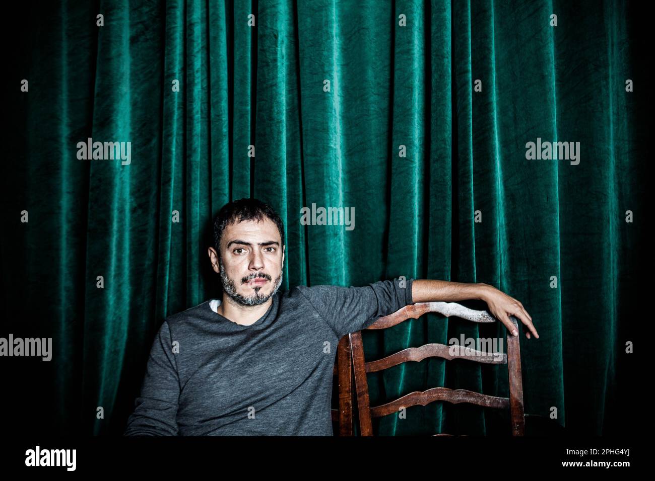 Julio Manrique, actor y director de teatro. Barcelona, fotografía del año 2014. Stock Photo