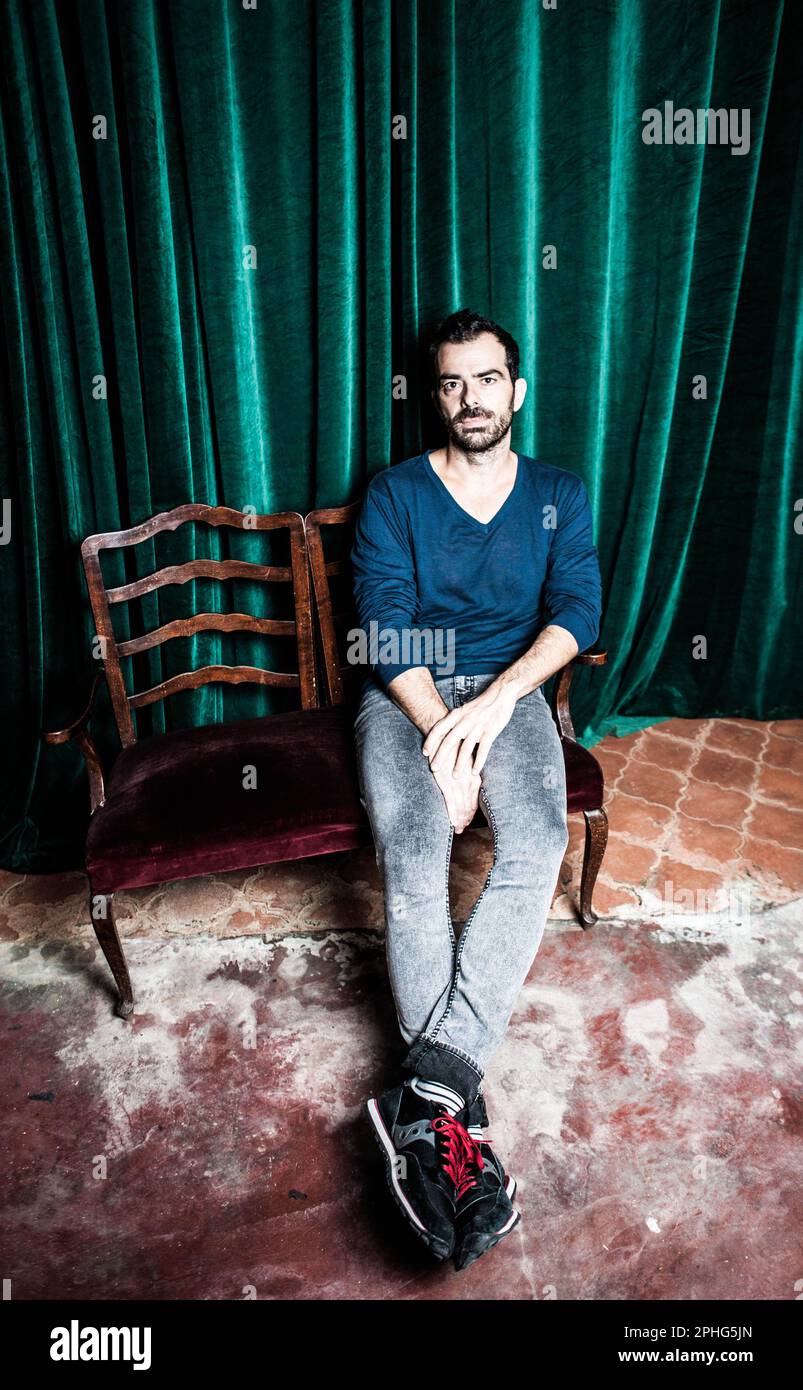 David Selvas, actor y director de teatro. Barcelona, fotografía del año 2014. Stock Photo