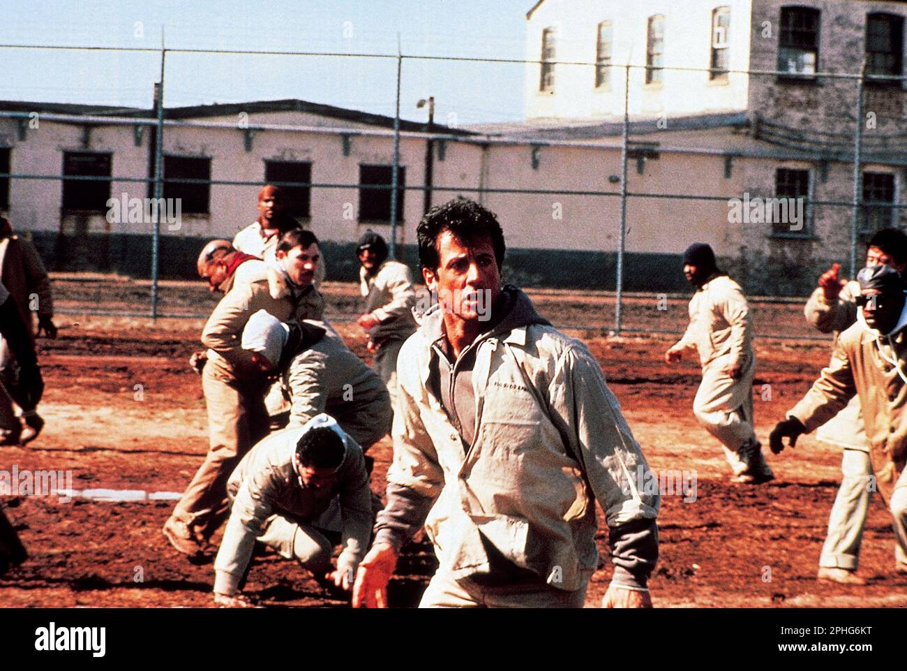 SYLVESTER STALLONE in LOCK UP (1989), directed by JOHN FLYNN. Copyright ...