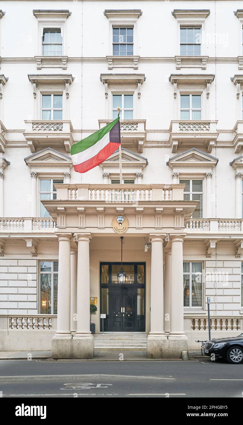 Embassy of Kuwait, London, England Stock Photo Alamy