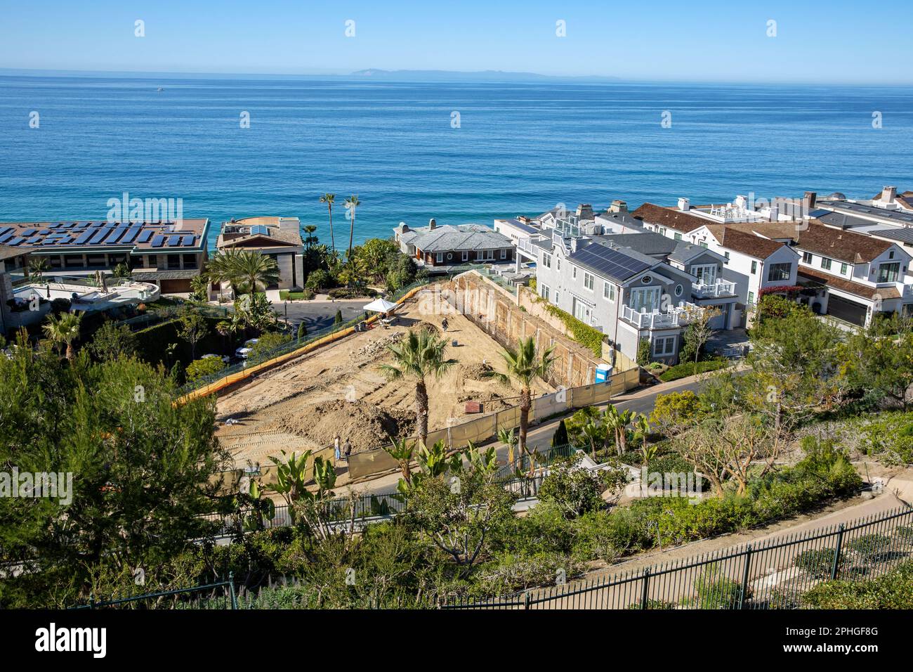 New Pacific Coast luxury home construction excavation and vacation