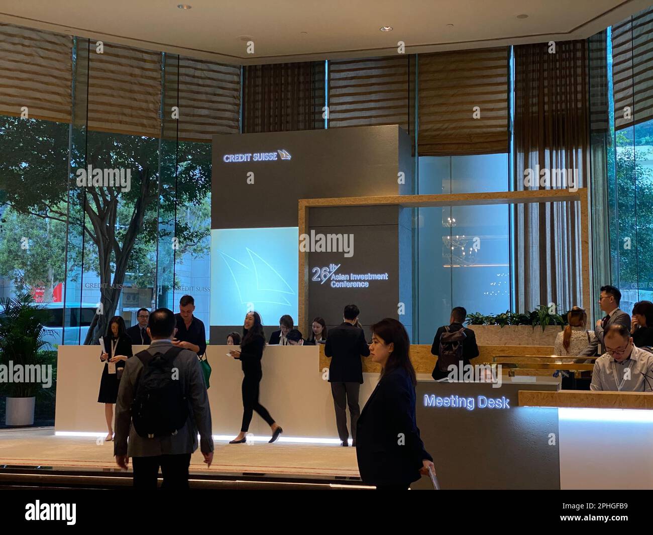 Opening day of Credit Suisse's 2023 Asia Investment Conference at the