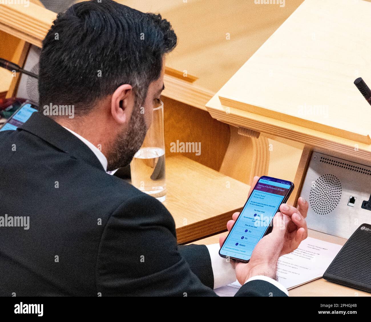 Yousaf Df Edinburgh, Scotland, UK. 28th Mar, 2023. PICTURED: Humza Yousaf MSP ...