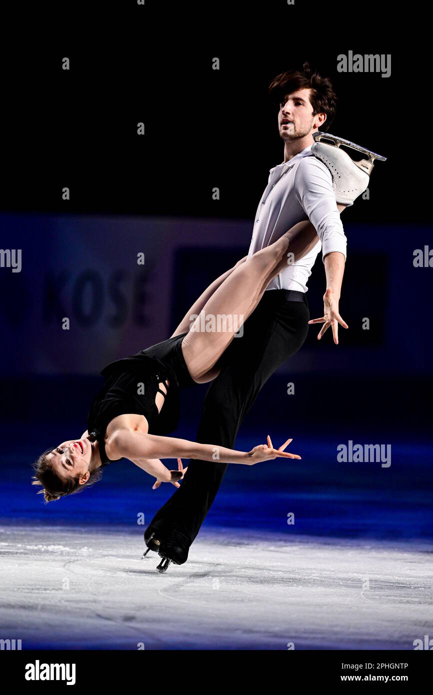 Anastasia GOLUBEVA & Hektor GIOTOPOULOS MOORE (AUS), during the Exhibition Gala, at the ISU