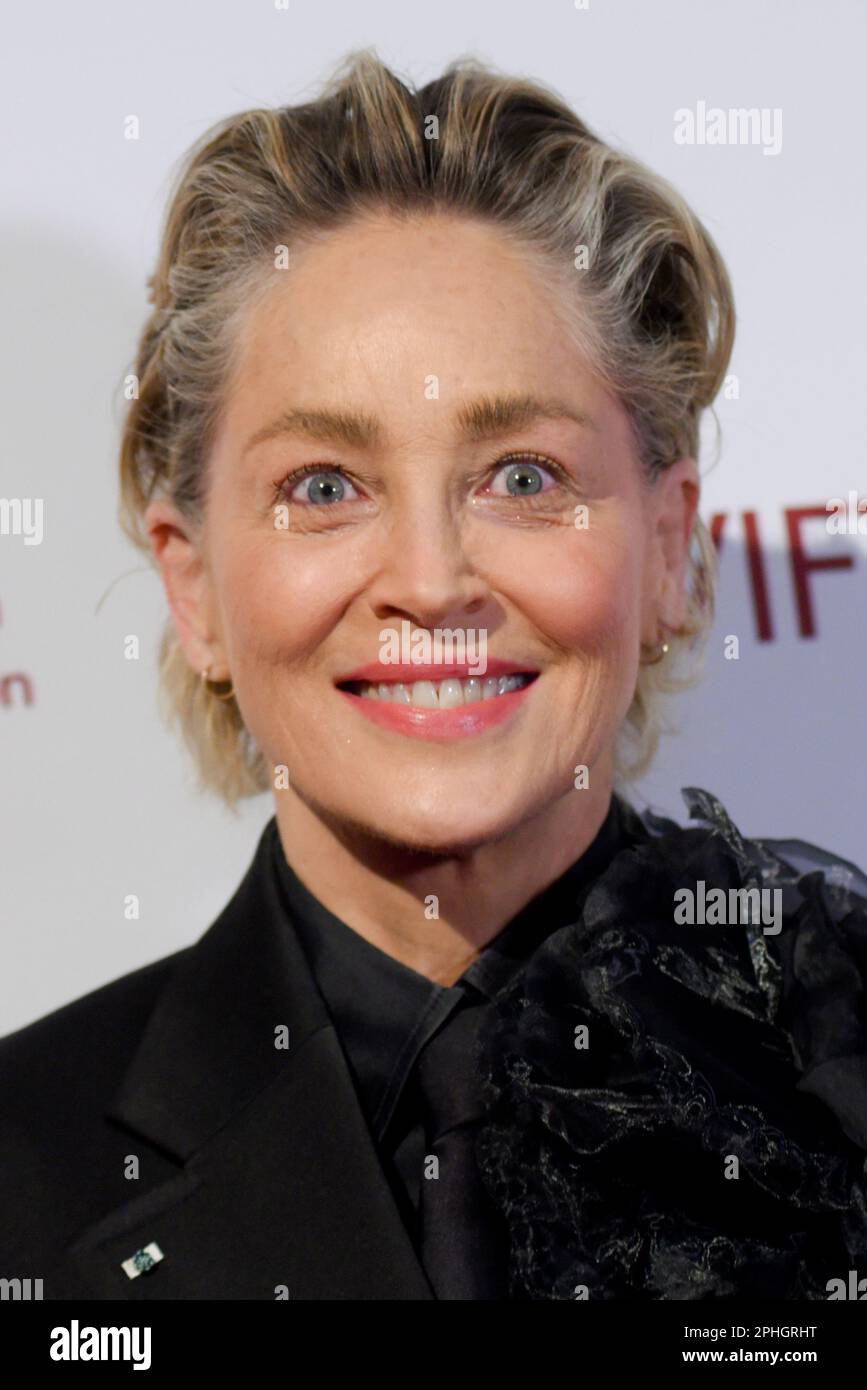 New York, USA. 28th Mar, 2023. Sharon Stone attends the New York Women