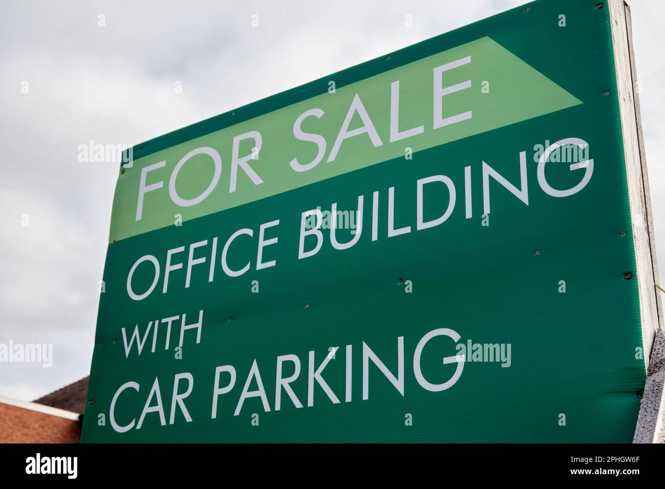 sign for sale office building with car parking strandtown, east belfast