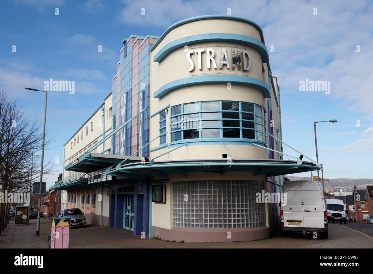 The Strand Cinema holywood road strandtown, east belfast, northern ireland, uk Stock Photo