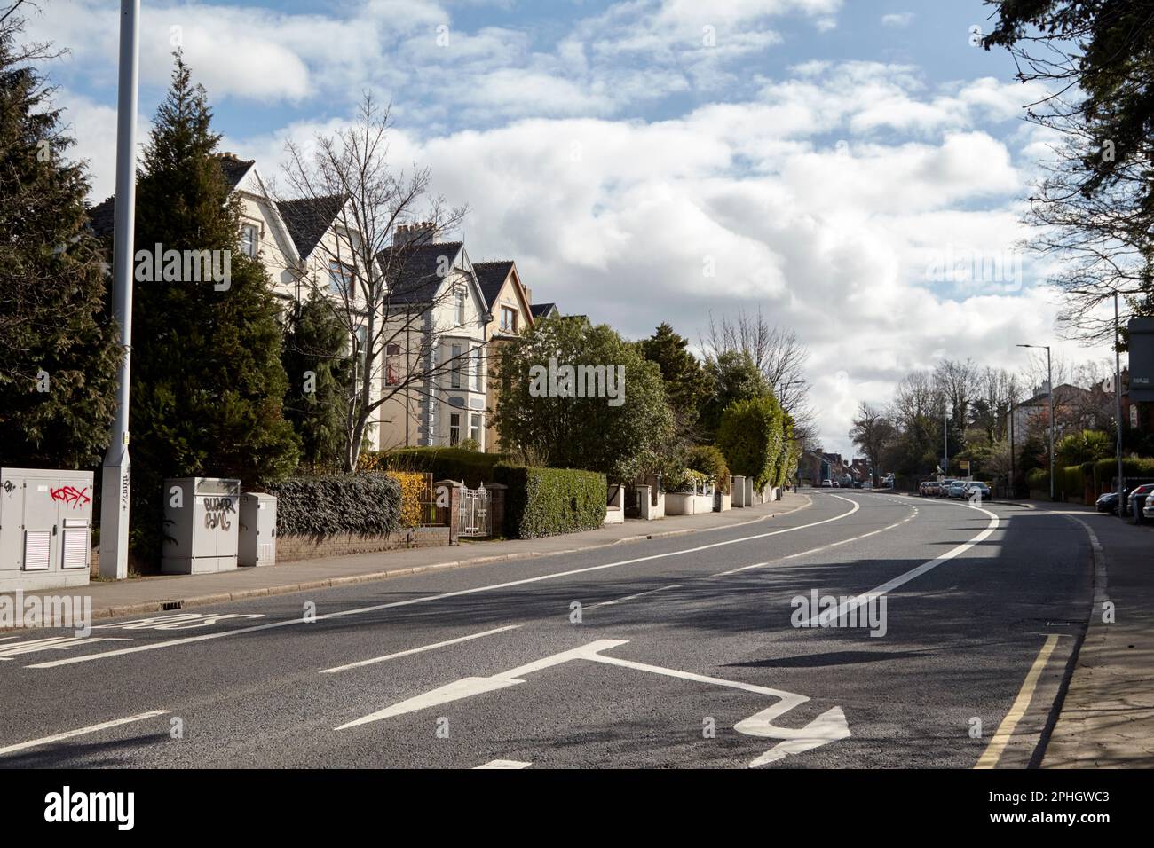 upper newtownards road strandtown, east belfast, northern ireland, uk