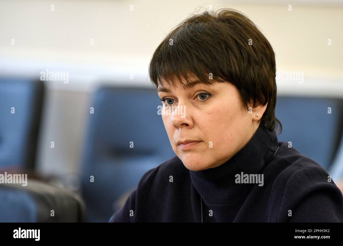 KYIV, UKRAINE - MARCH 28, 2023 - Deputy Minister of Culture and ...
