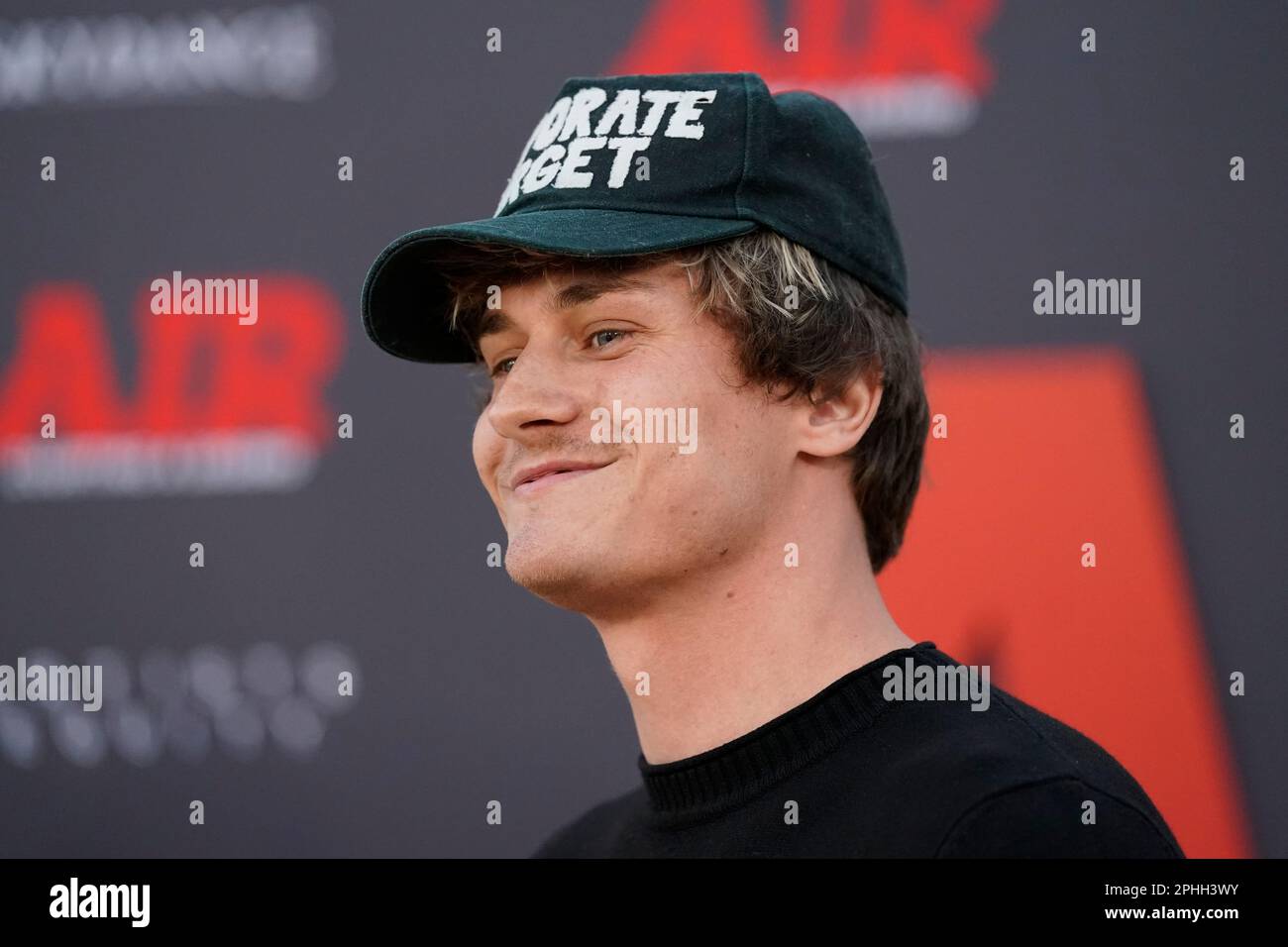 Cole Bennett arrives at the world premiere of "Air" on Monday, March 27