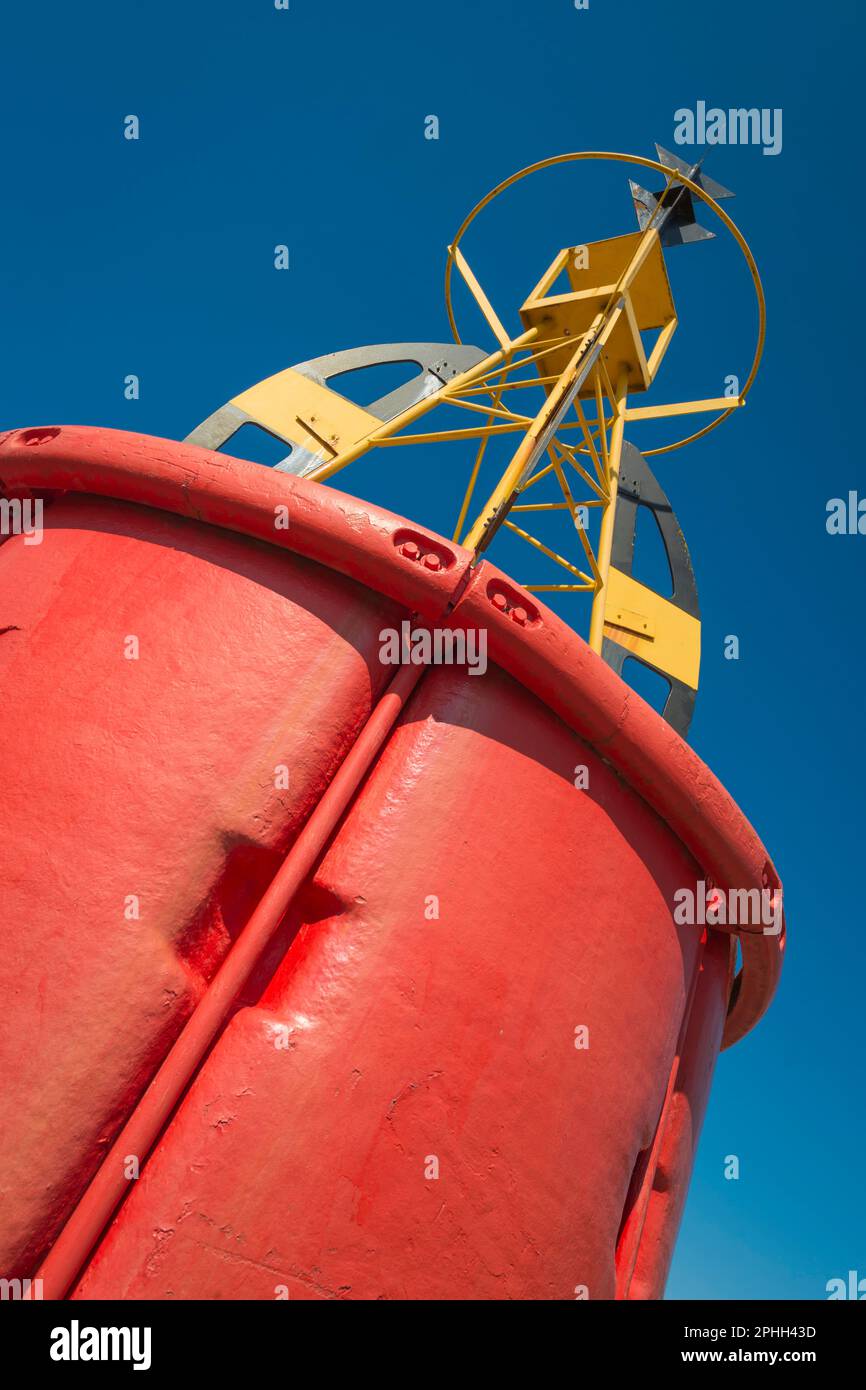 historic navigation buoy Stock Photo