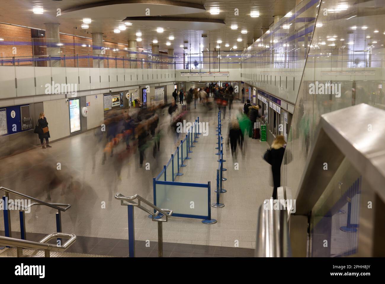 London, St Pancras Station Stock Photo