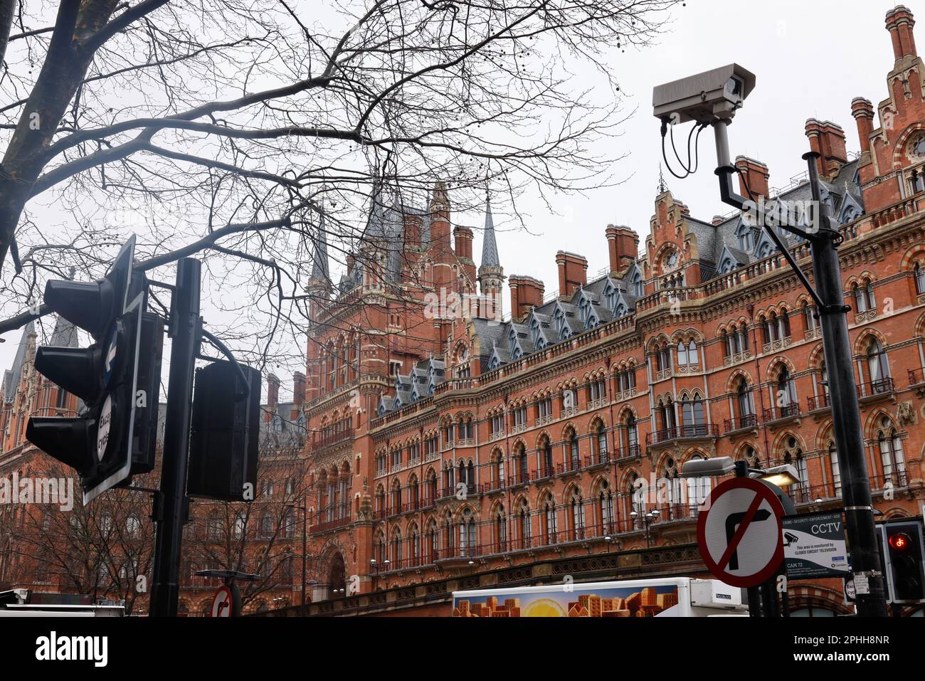 London, St Pancras Station Stock Photo