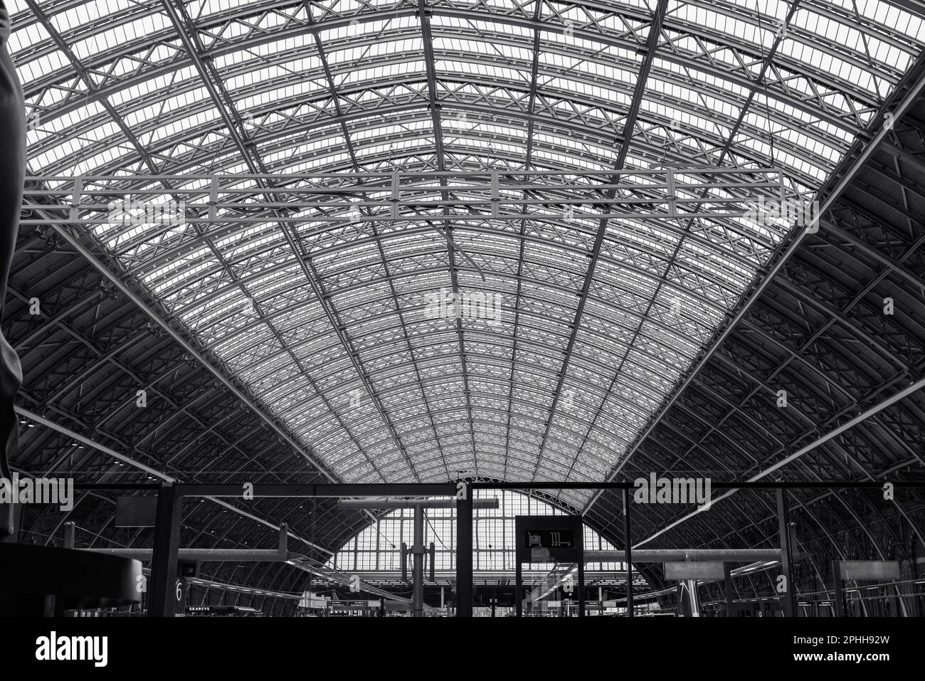 London, St Pancras Station Stock Photo