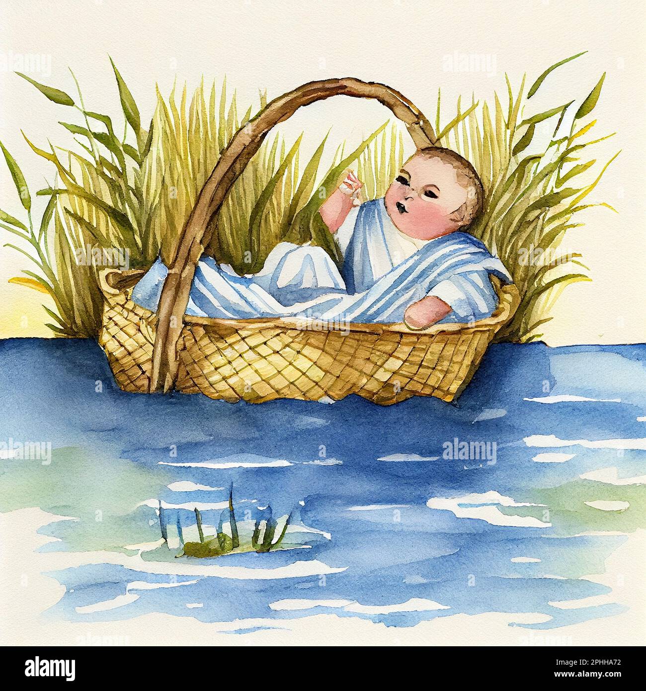 Newborn baby moses basket hires stock photography and images Alamy