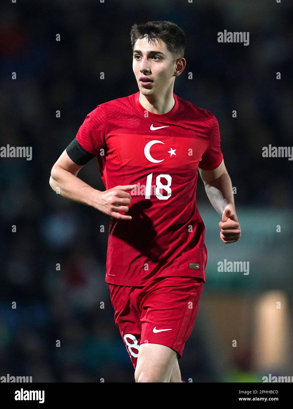Turkey's Demir Ege Tiknaz during the UEFA U19 European Championship