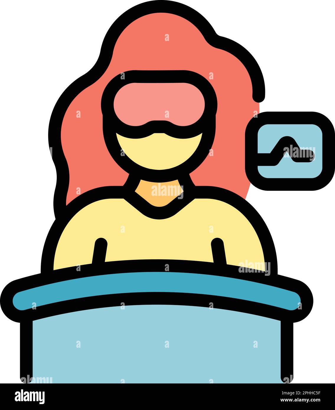 Sleeping time icon. Outline Sleeping time vector icon for web design