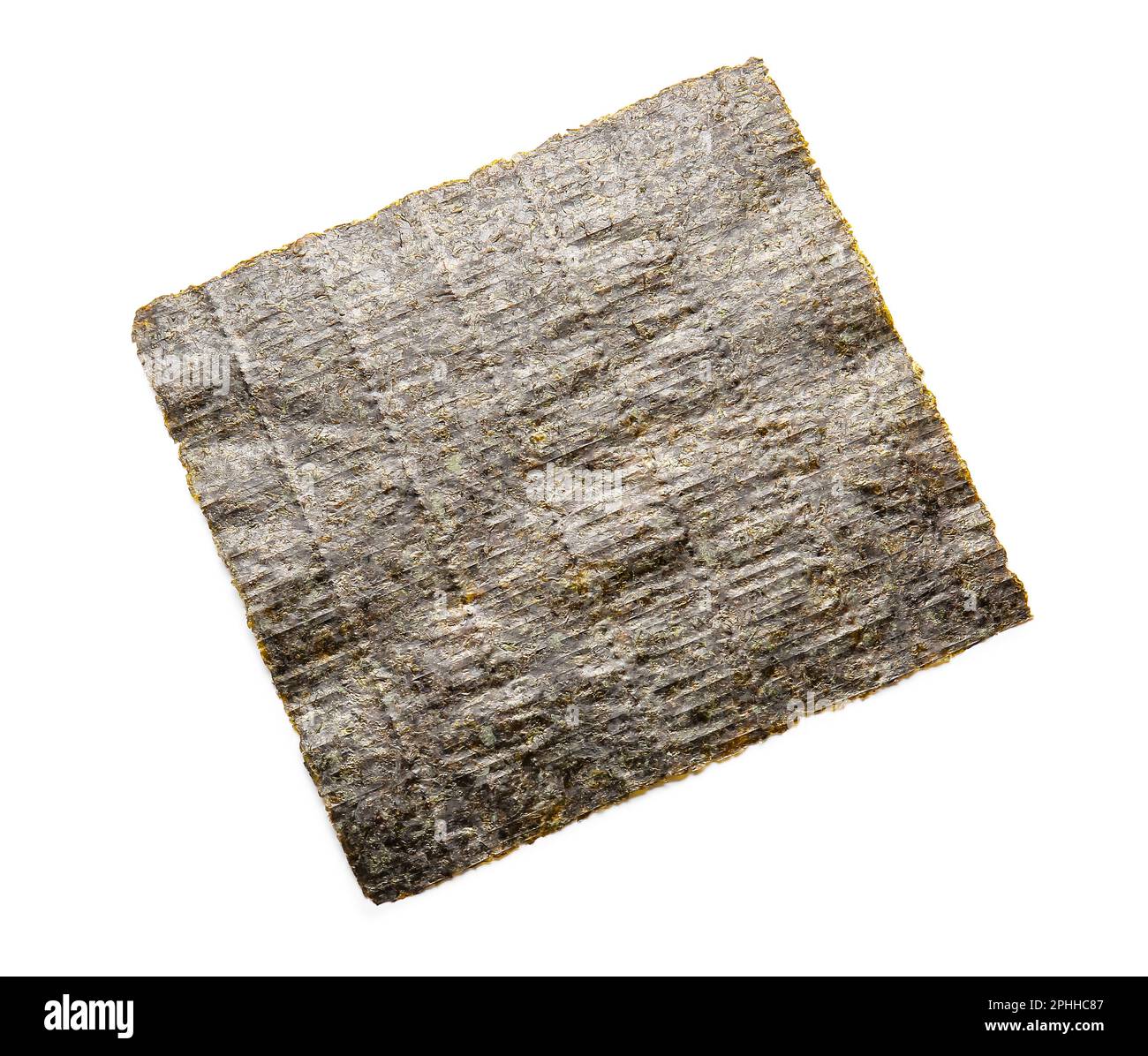 Natural nori sheet isolated on white background Stock Photo Alamy