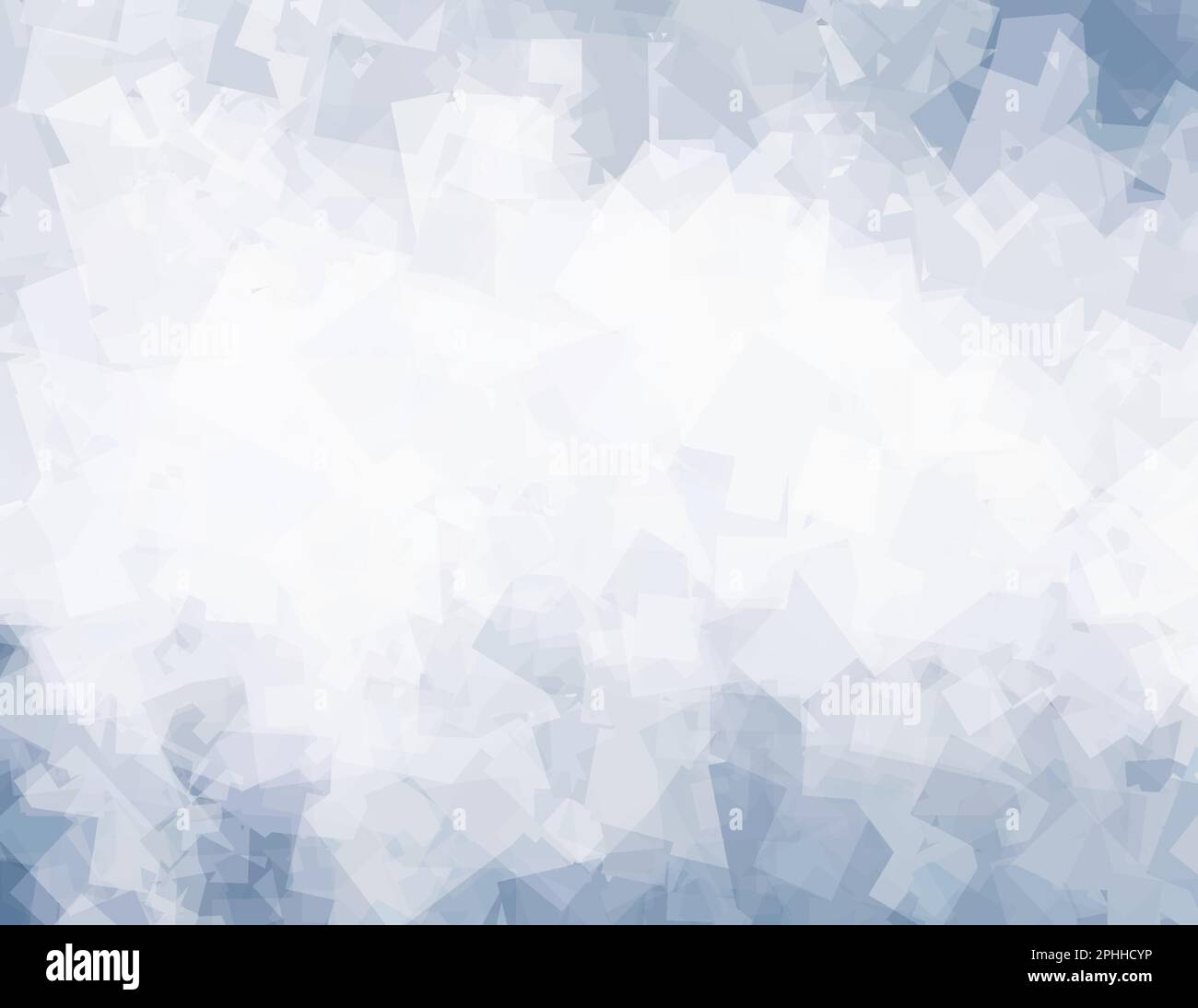 Abstract cool bluish gray geometric background with translucent chaotic texture. Artistic vector graphic pattern Stock Vector
