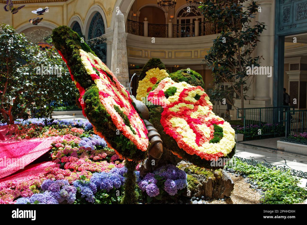 The 2017 interior design of Bellagio Hotel & Casino, Las Vegas, Nevada, USA Stock Photo