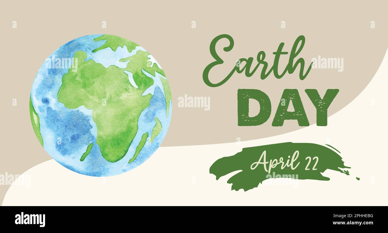 International Mother Earth Day illustration of nature woman