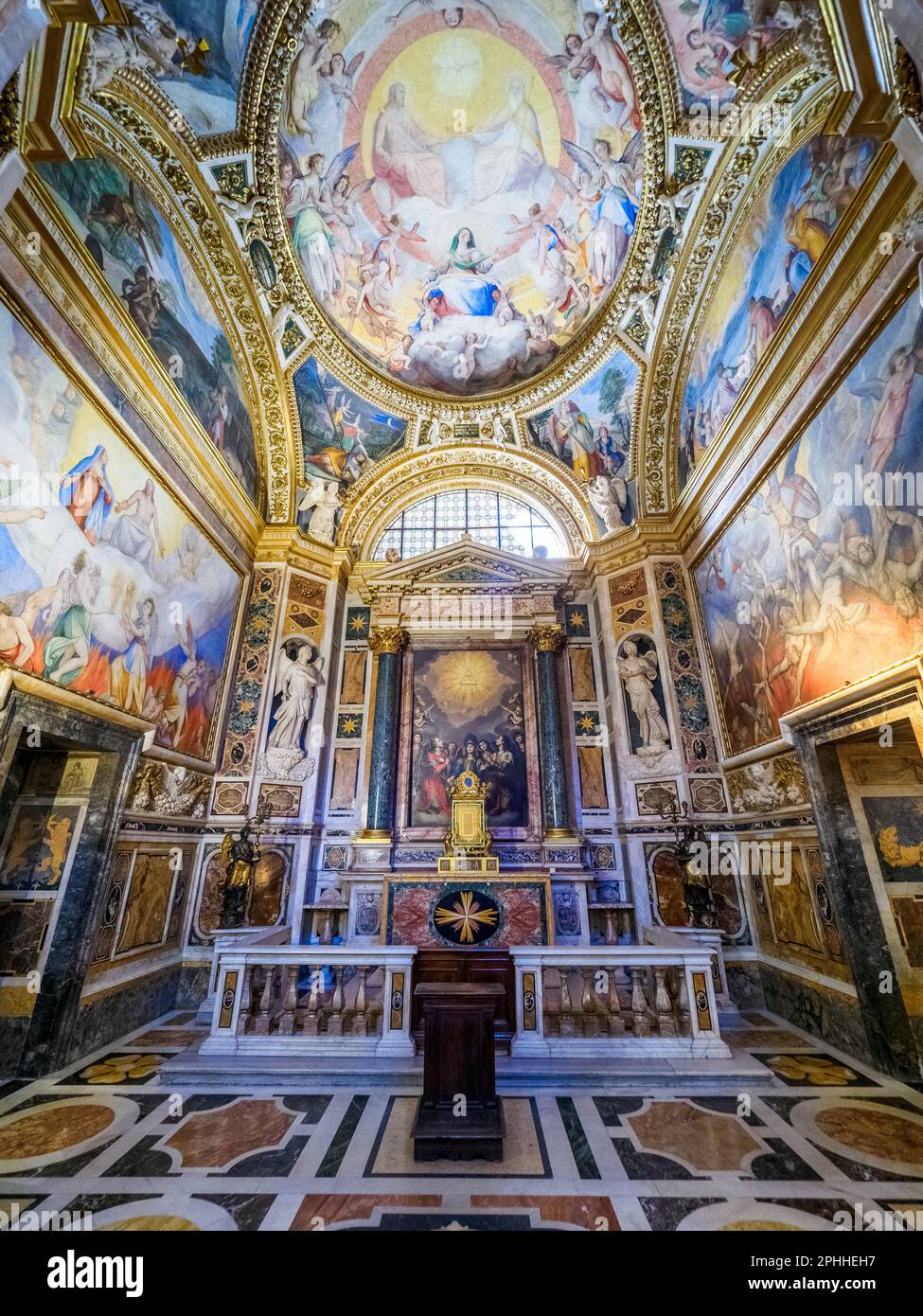 Angels Rome Cappella degli Angeli (Chapel of the Angels) in the Church of Jesus ...