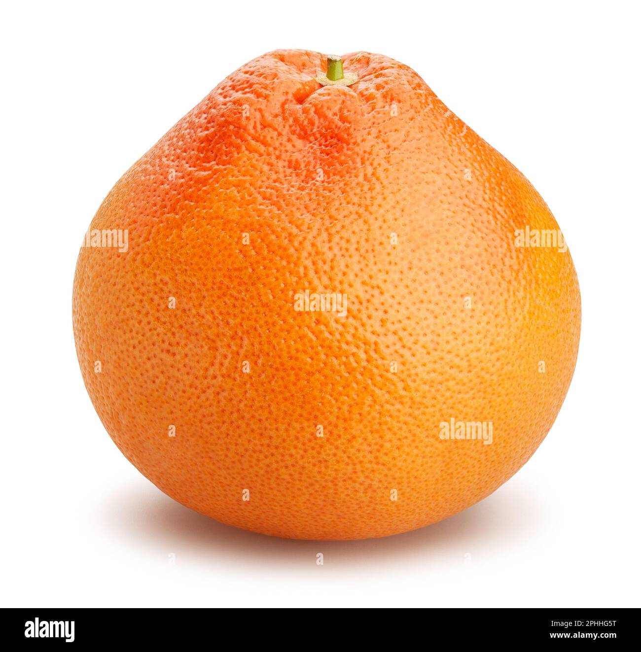 grapefruit path isolated on white Stock Photo
