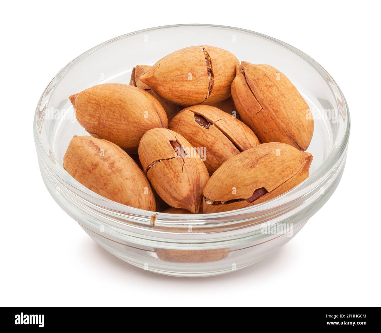pecan nuts path isolated on white Stock Photo