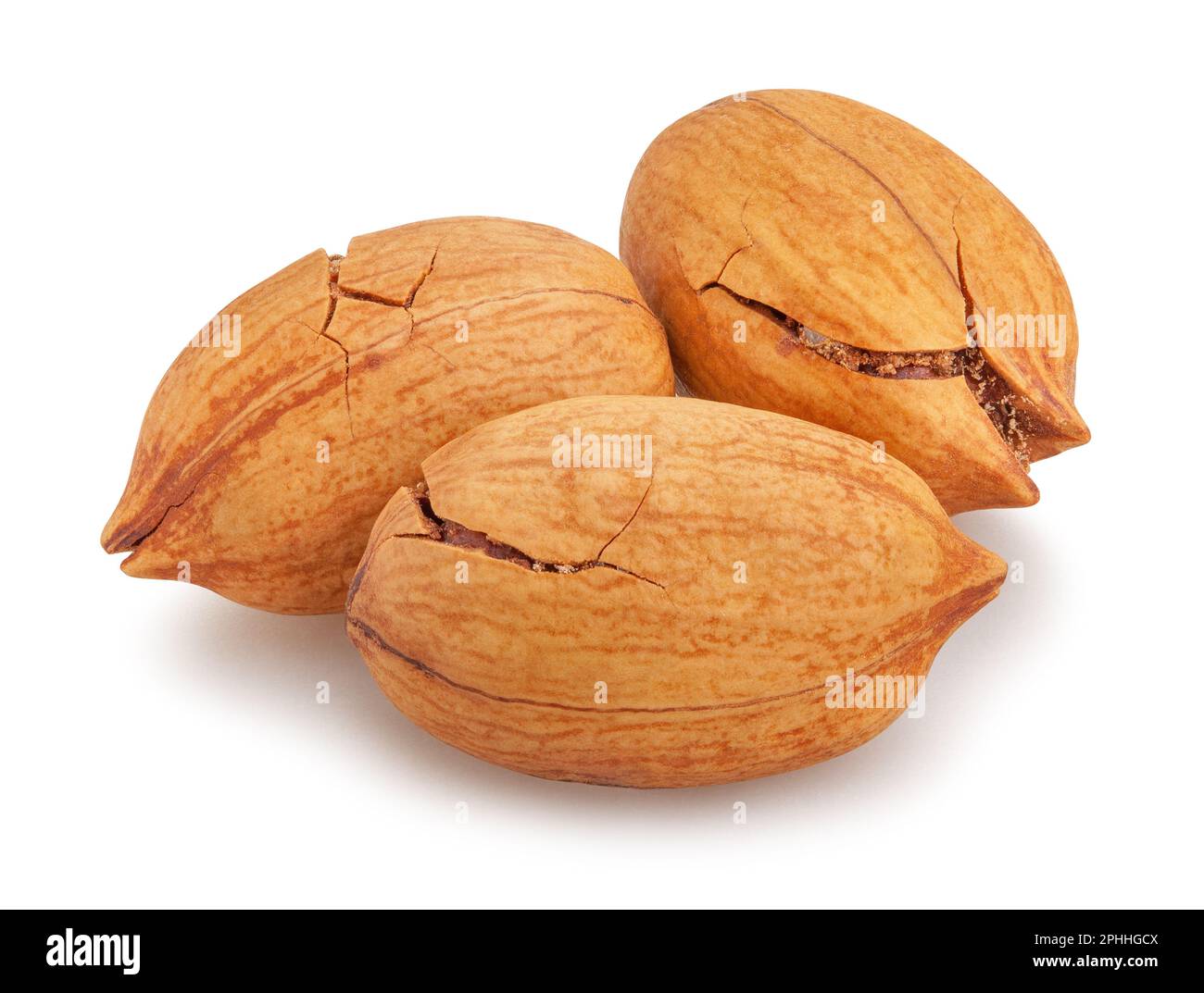 pecan nuts path isolated on white Stock Photo