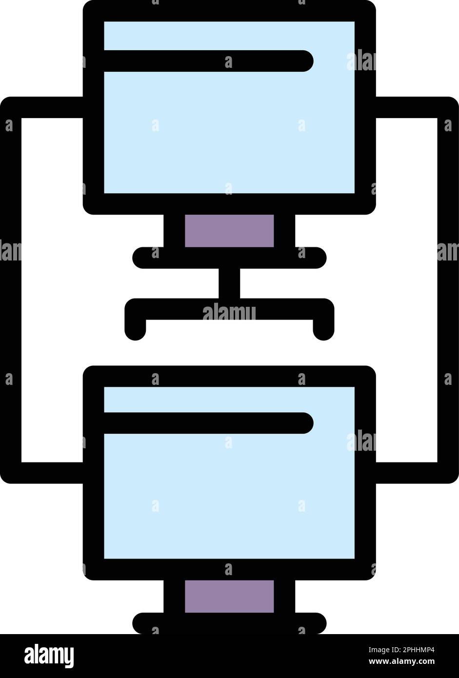 Api network icon. Outline Api network vector icon for web design ...