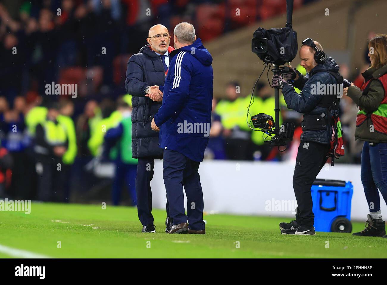 28th March 2023; Hampden Park, Glasgow, Scotland Euro 2024 Qualifier Football, Scotland versus
