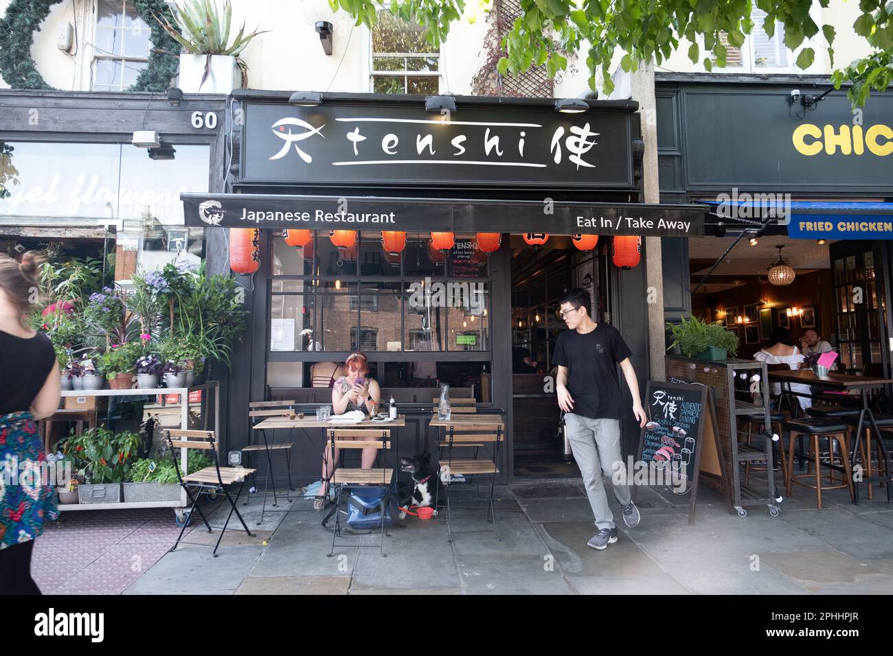 Tenshi Japanese Restaurant Eat In/Takeway, London Stock Photo Alamy