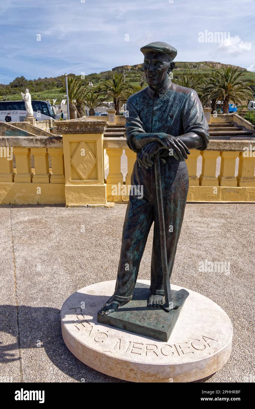 Gharb, Gozo island, Malta. 22nd Mar, 2023. The Ta' Pinu Basilica is