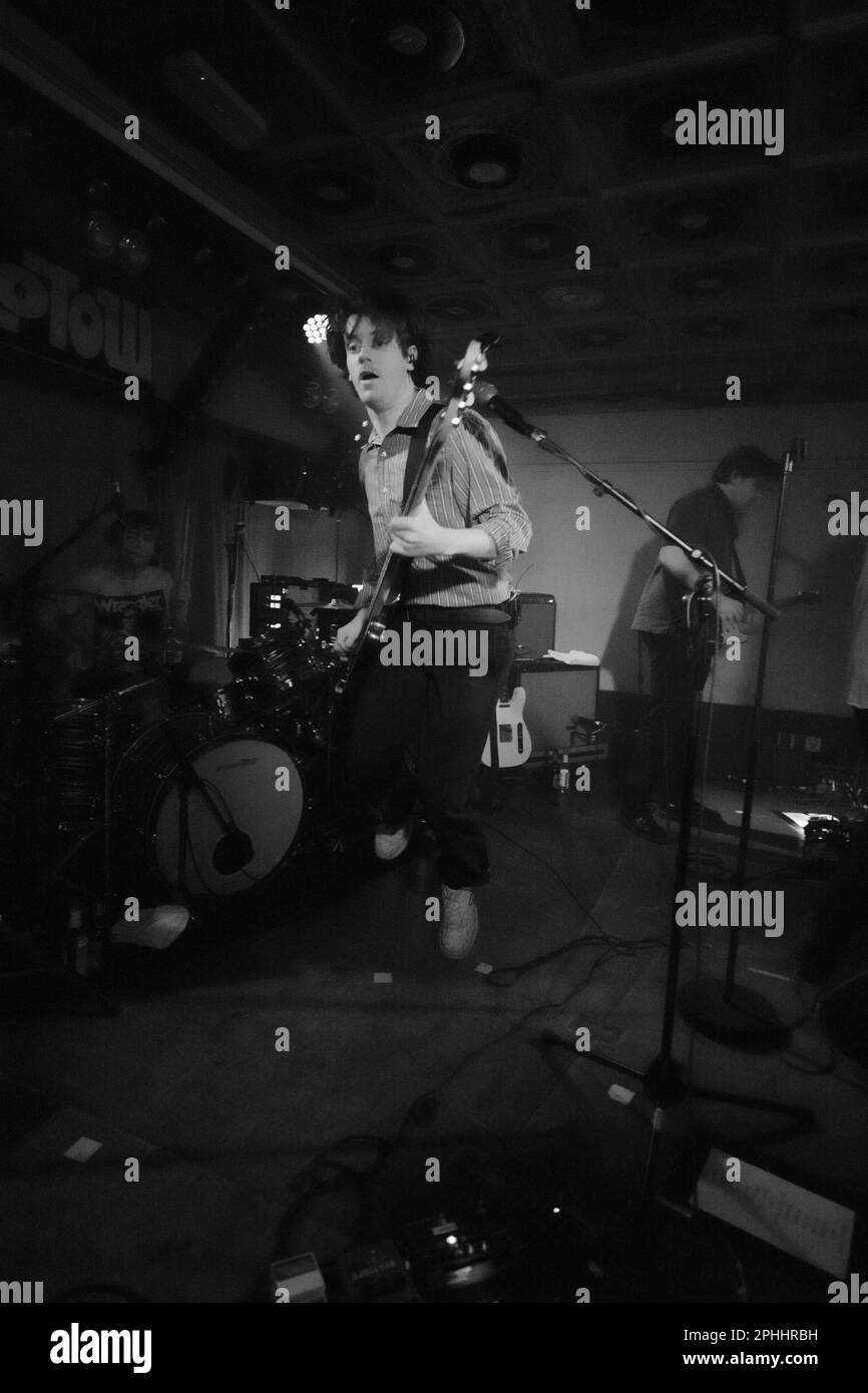 Postpunk British band from London, Shame, performing live in Molotow