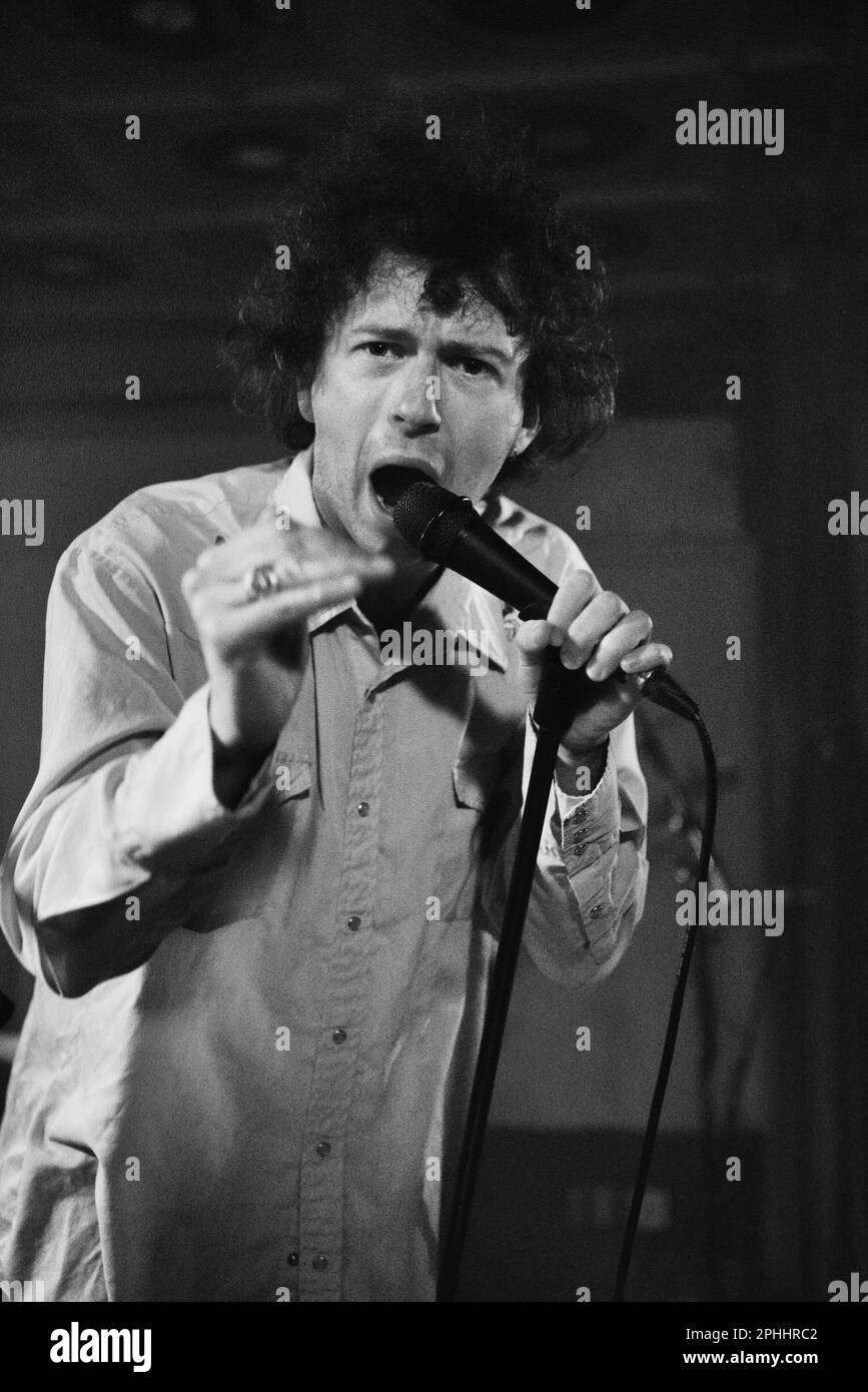 Post-punk British band from London, Shame, performing live in Molotow, a small club in Hamburg, Germany Stock Photo