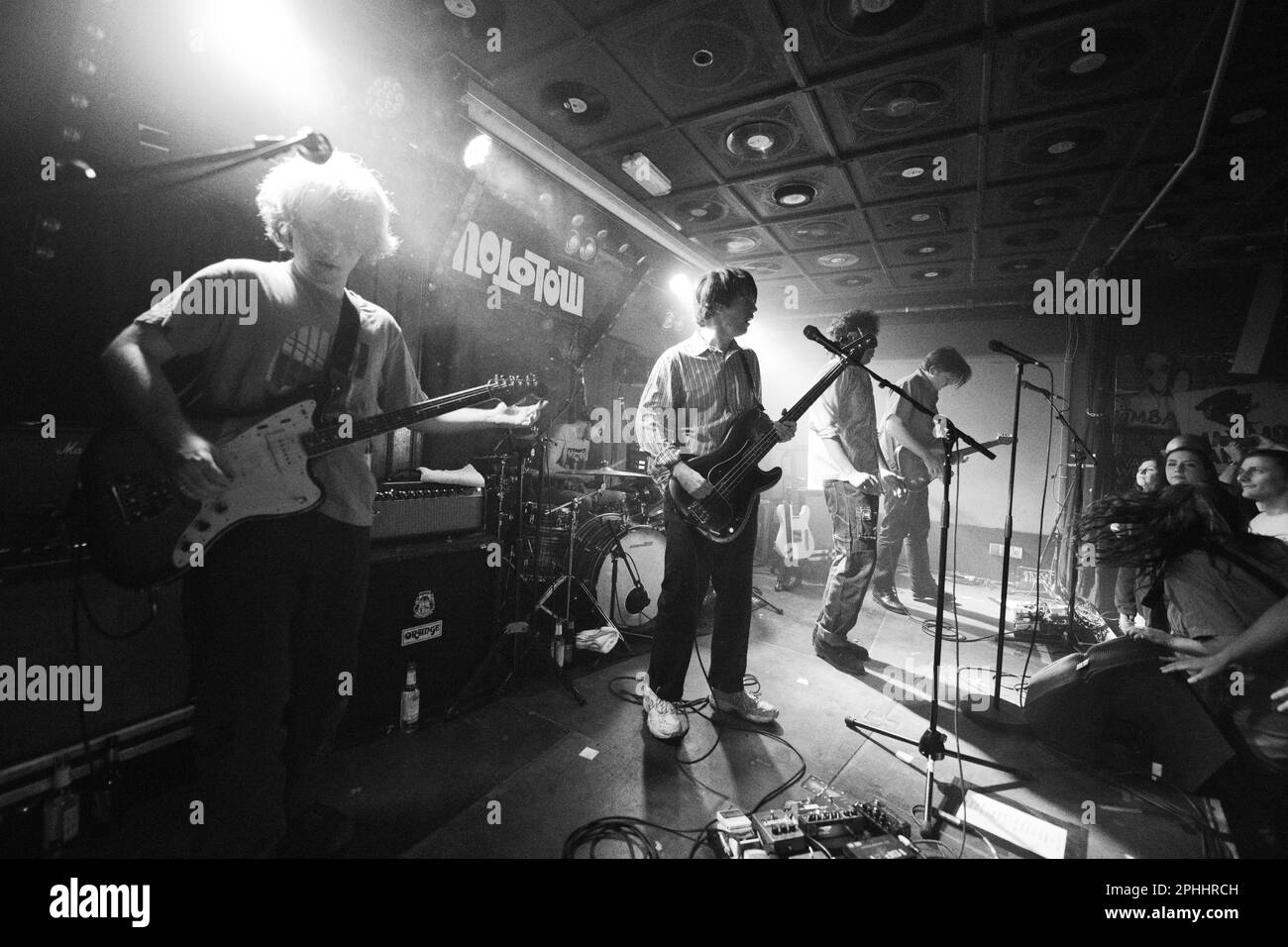 Postpunk British band from London, Shame, performing live in Molotow