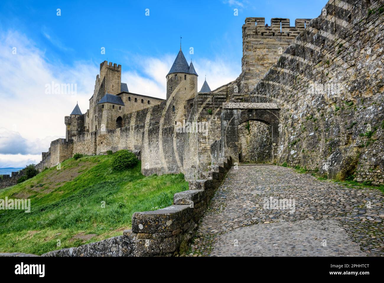 Walls And Towers At The Entrance Gate To The Historical Medieval Walled walls-and-towers-at-the-entrance-gate-to-the-historical-medieval-walled