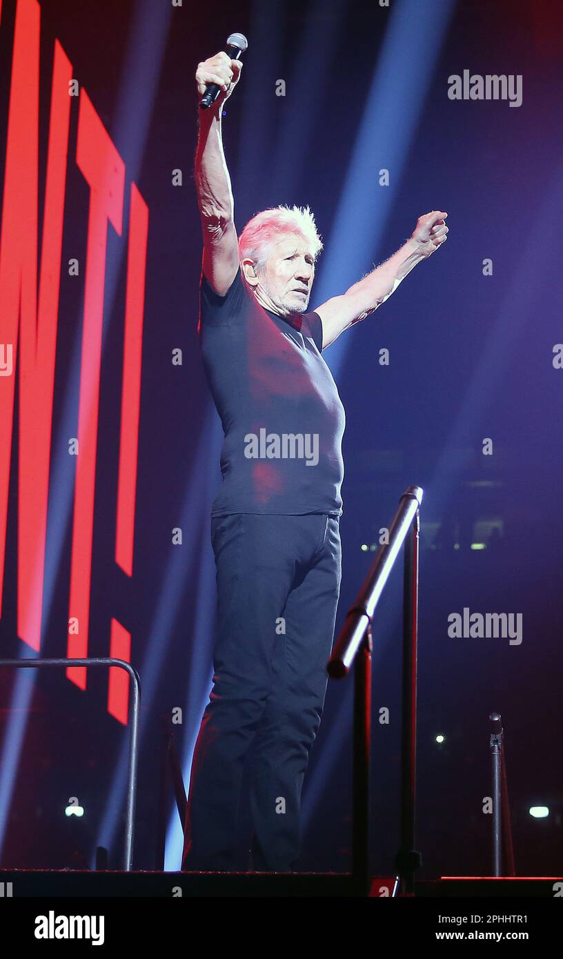 Milan, It. 28th Mar, 2023. Roger Waters performs at Mediolanum Forum on ...